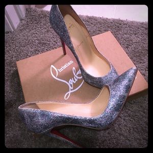 Christian Louboutin So Kate 120 Glitter Solaria